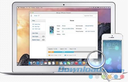 Kết nối iPhone với máy tính Mac