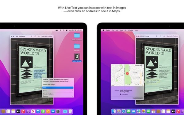 Tính năng Live Text hỗ trợ tra cứu từ trên ảnh cùng nhiều thông tin mở rộng khác