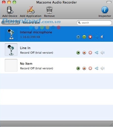 Macsome Audio Recorder