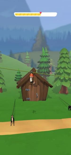 Tránh các con chó trước cửa nhà