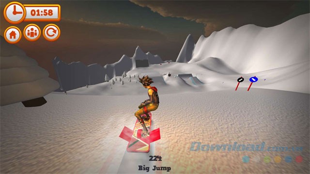 Game trượt tuyết Mad Snowboarding