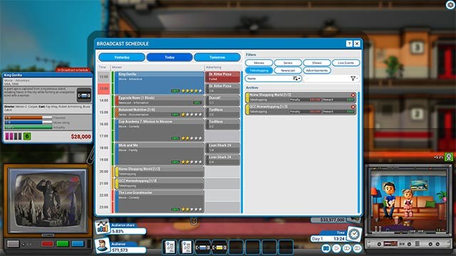 Xây dựng lịch phát sóng chiến lược đan xen giữa phim và gameshow giải trí hấp dẫn