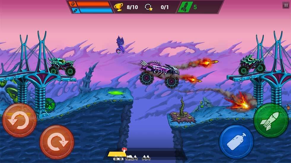 Địa hình trong game Mad Truck Challenge cho Android