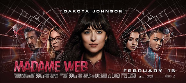 Poster Madame Web - phim siêu anh hùng người nhện mới