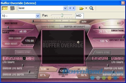 MadTracker hỗ trợ đầy đủ plugin soạn nhạc