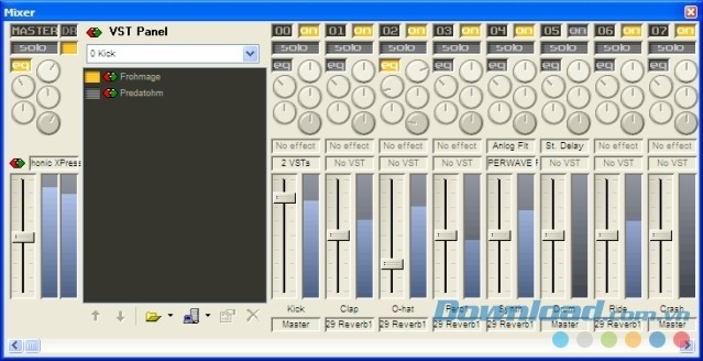 Bộ mix của MadTracker