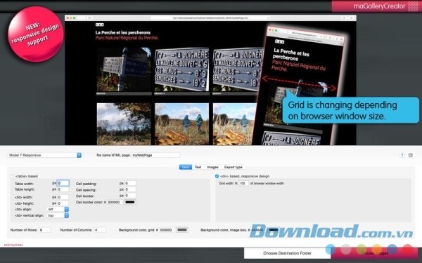 maGalleryCreator cho Mac hỗ trợ công nghệ thiết kế thích nghi mới nhất