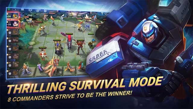 Chế độ sinh tồn kịch tính, nơi chiến binh mạnh nhất mới có thể sống sót và trở thành người chiến thắng cuối cùng