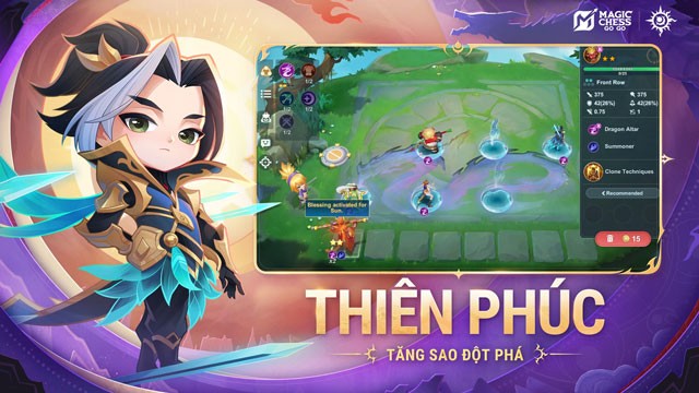 Thiên phúc tăng sao đột phá