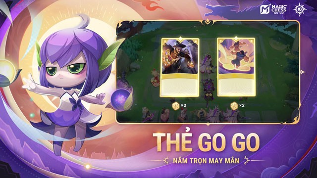 Thẻ go go nắm trọn may mắn