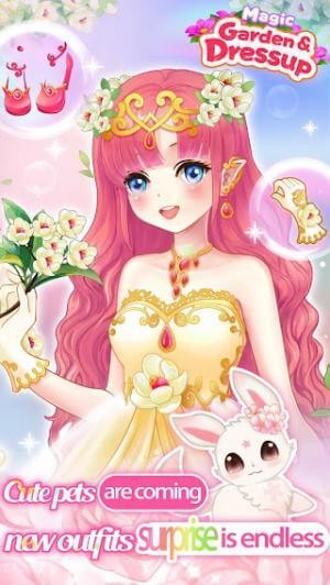 Trang điểm và làm đẹp cho công chúa của bạn trong game Magic Garden and Dressup