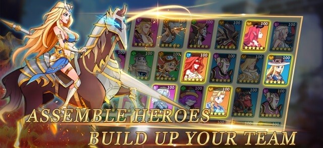 Tập hợp các anh hùng, xây dựng tổ đội của bạn