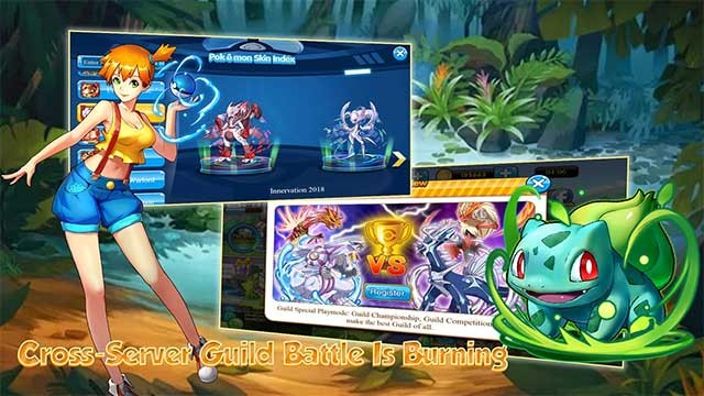Chơi tổ đội liên server để cạnh tranh với các huấn luyện viên Magic Monster khác