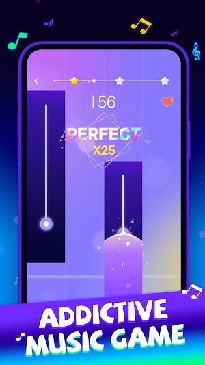 Magic Piano Tiles là một game âm nhạc đàn piano thú vị