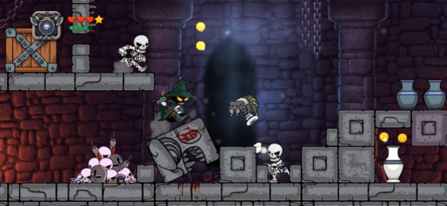 Chiến đấu với vô vàn quái vật trong game Magic Rampage