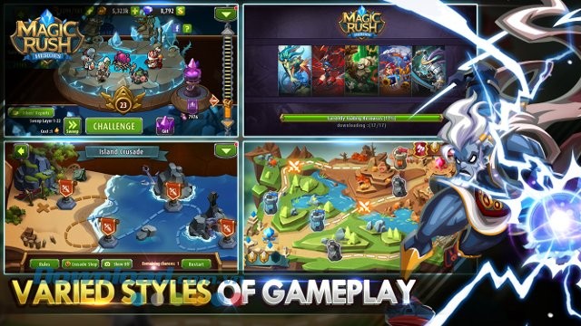 Magic Rush: Heroes đa dạng gameplay