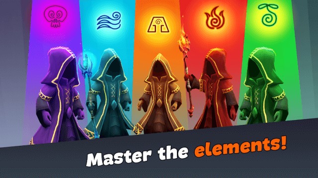 Làm chủ các yếu tố phép thuật và giành chiến thắng trong mỗi trận đánh
