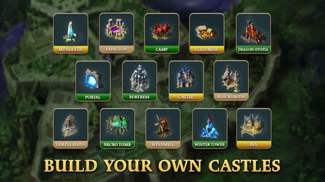 Xây dựng lâu đài của riêng bạn trong game Heroes Magic War