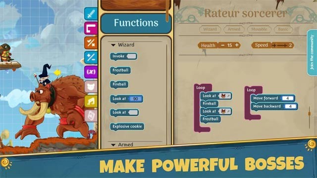 Tạo ra các con boss hùng mạnh