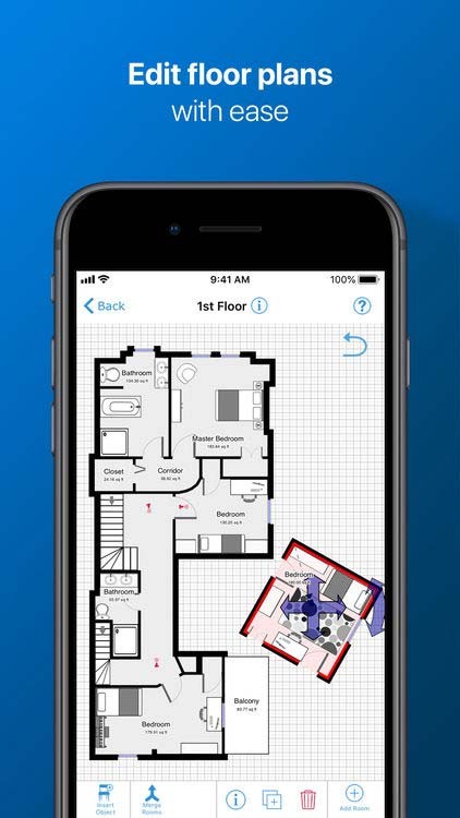 Chỉnh sửa sơ đồ sàn nhà một cách dễ dàng