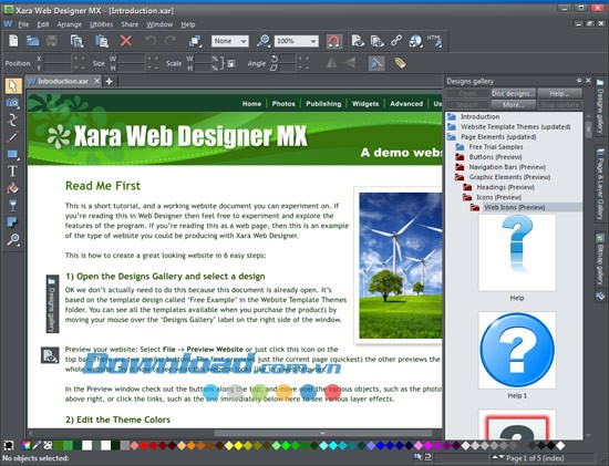 Xara Web Designer MX