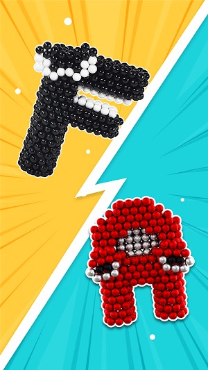 Xếp bóng nam châm thanh nhiều đối tượng khác nhau