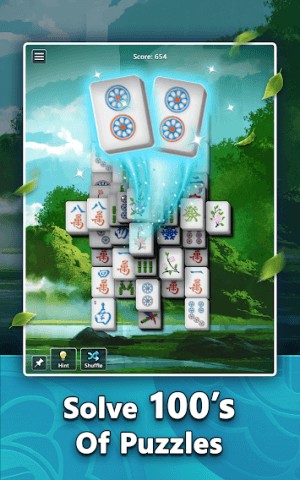 Mahjong by Microsoft có hàng trăm câu đố để bạn giải quyết