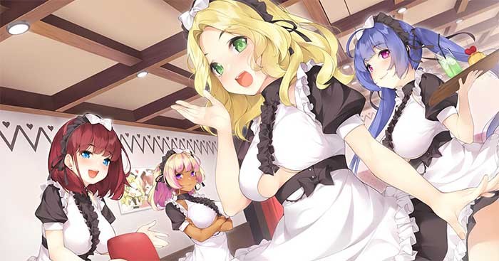 Điều hành quán cà phê hầu gái dễ thương trong Maid Cafe