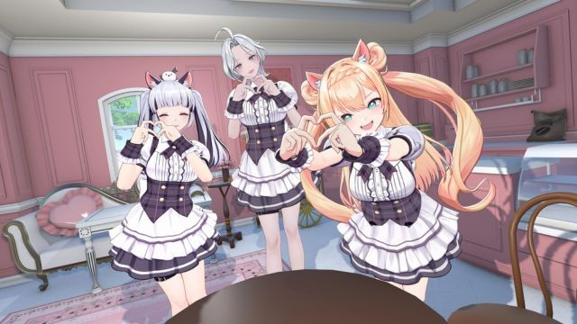Quản lý tiệm cafe hầu gái trong game anime mô phỏng Maid Cafe Simulator