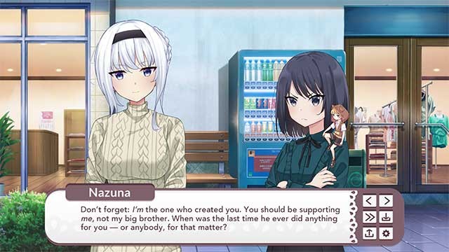 Dàn nhân vật gốc và hình nền minh được minh họa theo phong cách Anime