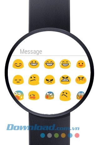 Mail cho Android Wear hỗ trợ biểu tượng cảm xúc