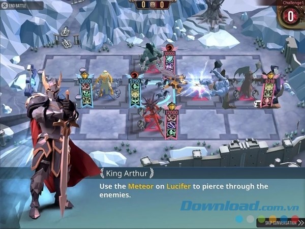 Majestia cho Android sở hữu hệ thống nhân vật nổi tiếng với kỹ năng đặc biệt riêng