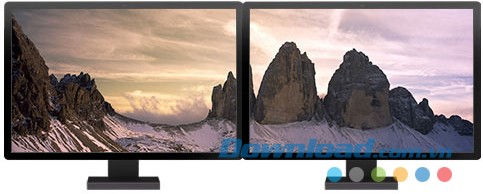 Majestic Mountains panoramic theme