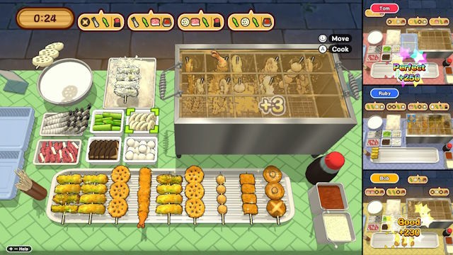 Make it! Kushikatsu là game mô phỏng làm món Kushikatsu đầy màu sắc