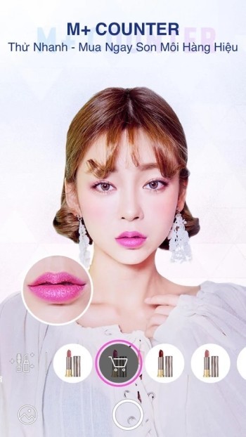 MakeupPlus cho phép thử son môi hàng hiệu
