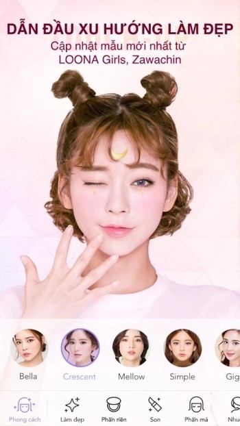 MakeupPlus giúp bạn Selfie không cần trang điểm