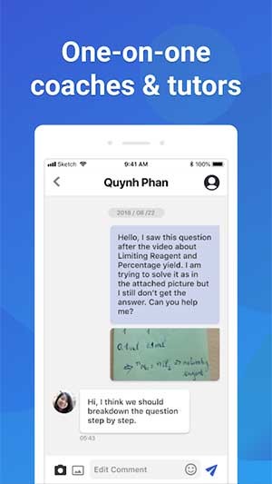 Có tính năng gia sư riêng