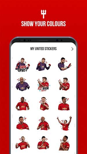 Thể hiện cảm xúc bằng các biểu tượng của Man Utd