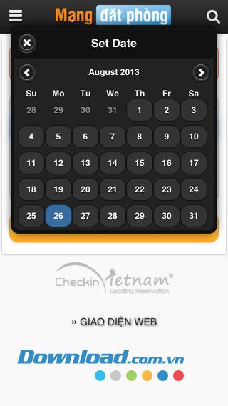 Mạng đặt phòng for iOS