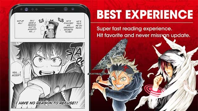 MANGA Plus Android là một ứng dụng tuyệt vời cho các tín đồ truyện tranh