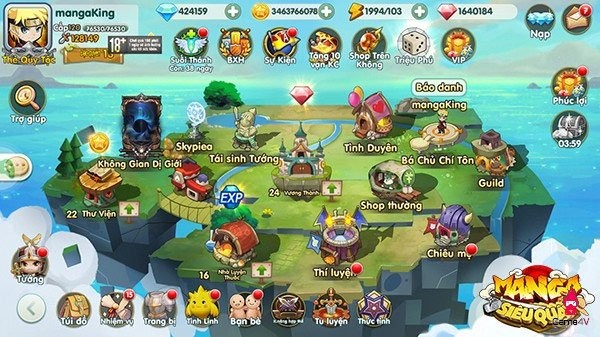 Giao diện trò chơi