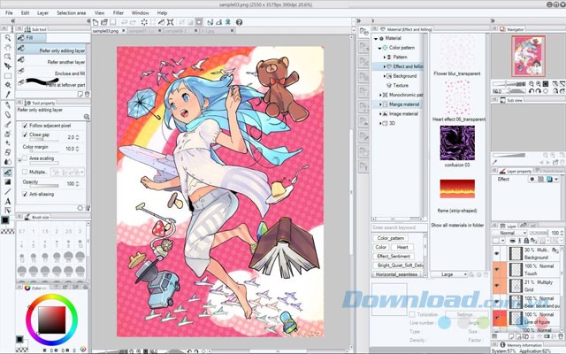 Tích hợp nhiều tính năng thiết kế đồ họa