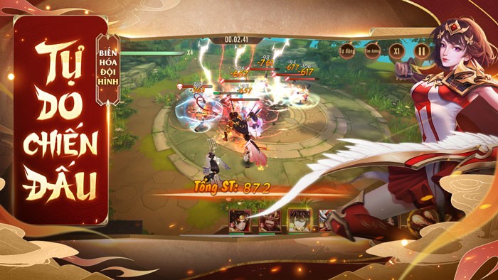 Tự do chiến đấu - Biến hóa đội hình