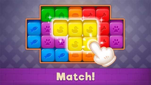 Vượt qua những màn chơi đập sao thú vị để mở khóa thêm nhiều món đồ nội thất mới sang trọng