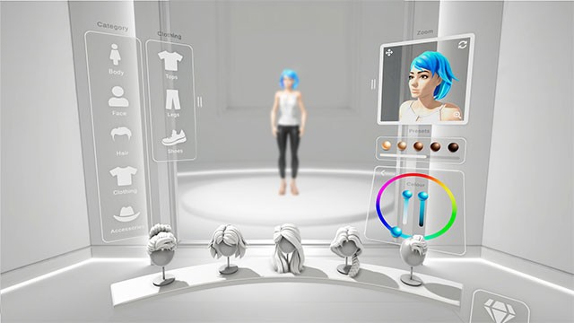 Tạo nhân vật cá tính bằng cách chọn trang phục, kiểu tóc, phụ kiện và thay đổi bất cứ lúc nào