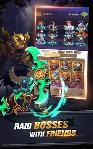 Đánh boss cùng với bạn bè