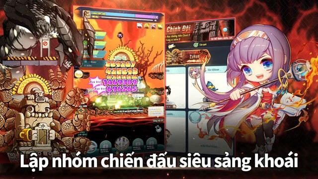 Lập nhóm chiến đấu siêu sảng khoái