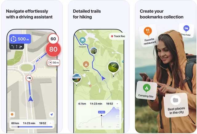 Xác định hướng di chuyển hợp lý từ vị trí hiện tại của bạn tới đích đến