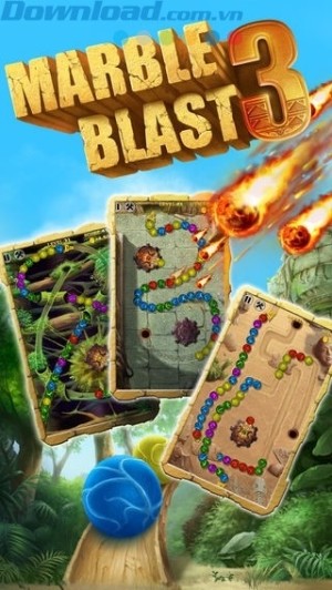 Game bắn bóng Marble Blast 3 cho iOS