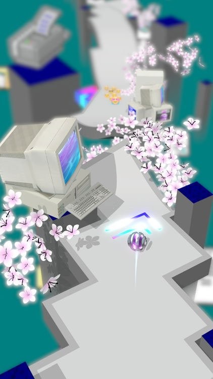 Nghiêng thiết bị để chuyển hướng và chạm để nhảy